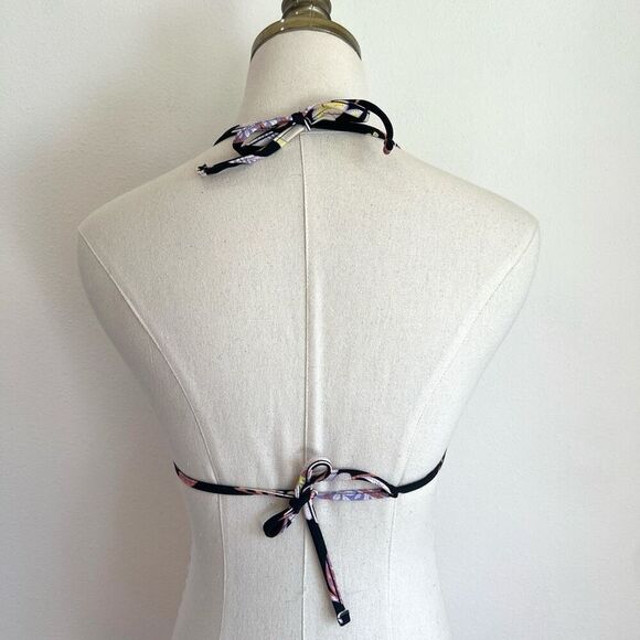 Hula Honey Luna Floral Triangle Bikini Top Juniors Small - Picture 8 of 11